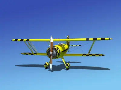 Waco YMF-5 V14 3D model