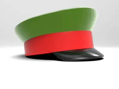 funny military hat Free 3D model