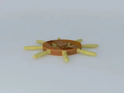 Wheel with 8 Malaguetas 3D model