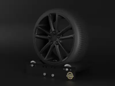 Holden Supersport Rims Low-poly 3D model