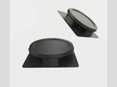 Cockroach Trap Bait Plastic Low High Poly 3D model