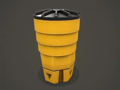 Sand Barrel 3D model