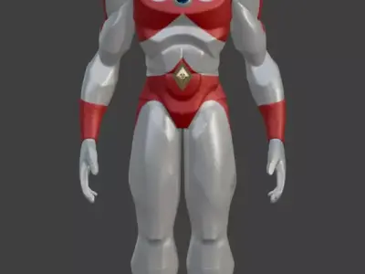 Ultraman 80 Stylized 3D Model  3D model
