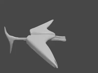 PTERODACTYL DINOSAUR  Low-poly 3D model
