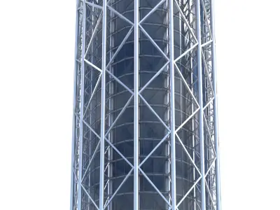 Commercial Building-011 Office Tower 3D model