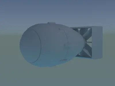 Fat Man Bomb 3D model