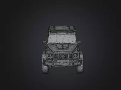 Desert Thunder 6x6 Tactical Off Road Truck 3D Model 3D model