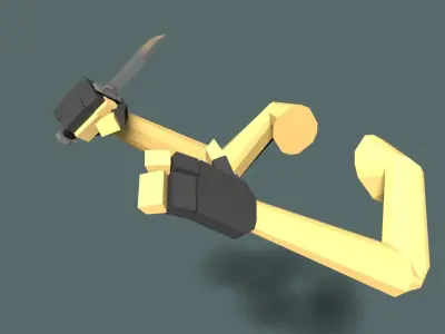 Low Poly FPS Starter Kit Low-poly 3D model