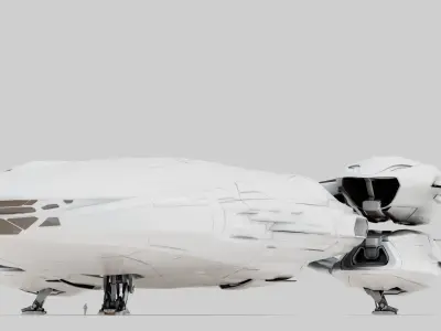 Ares Spaceship 3D model