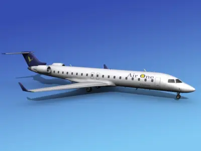 Bombardier CRJ700 Air One 3D model