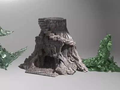 He man Jungle Stone variations 3D model