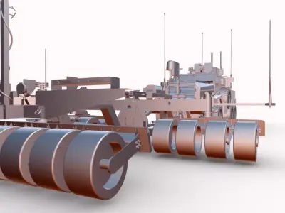 COLGAR MRAP 6X6 Low-poly 3D model