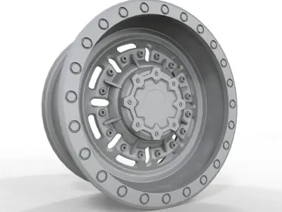 Rin Black Rhino 3D model