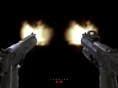 SBG Weapons - Complete Set Low-poly 3D model