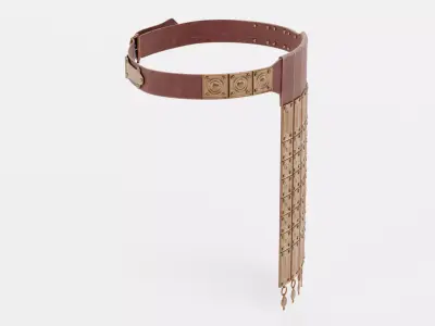 Belt - Aged Roman Armor Equipment 3D model
