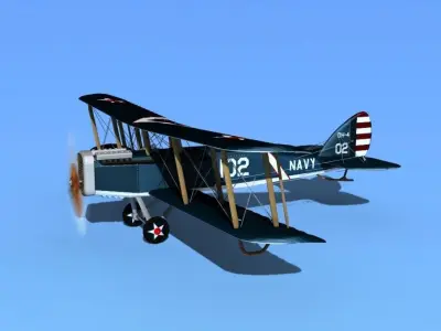 Airco DH-4 V04 US Navy 3D model