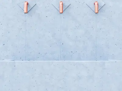 Resin 3 Spout Fountain 3D model