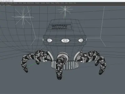 Scary Octopus 3D model purchase