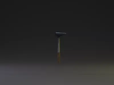 Game Ready War Hammer 4K PBR Low Poly Low-poly 3D model