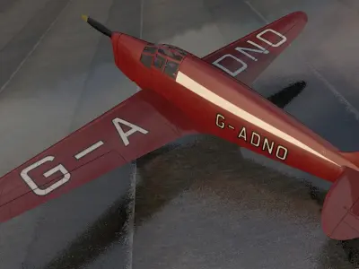 DeHavilland TK2 3D model