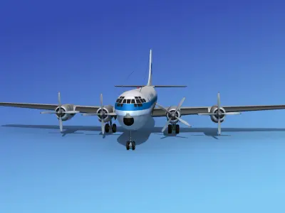 Boeing 377 Pan Am 3 3D model