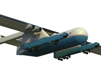Conroy Virtus large transport aircraft 3D model