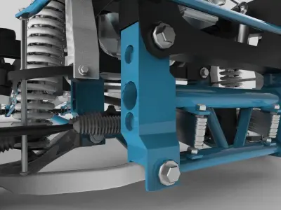 BulletProof LiftKIT 12 Inch Replica Low-poly 3D model