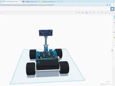human following robot-3D 3D print model