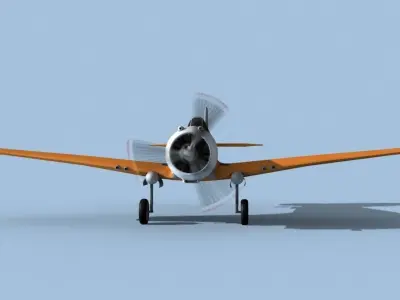 Curtiss H-75C Mohawk V20 Brazil 3D model