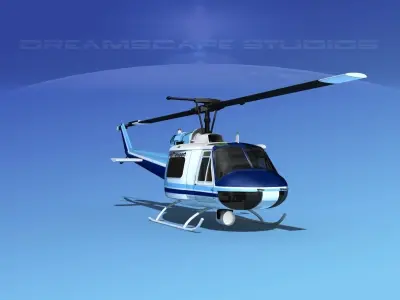 Bell 204 Corporate 3D model