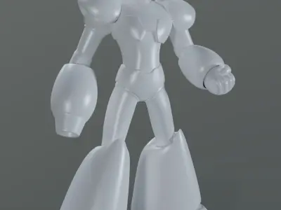 Megaman X Fanart 3D Print STL file 3D print model