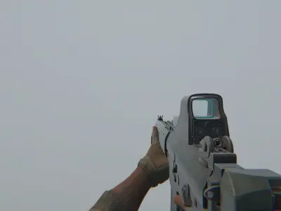 FPS Weapons Set Low-poly 3D model