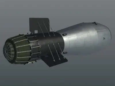 Tupolev Tu-95V Bear A Tsar Bomba 3D model