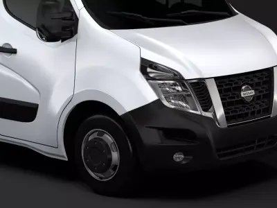 Nissan NV 400 L1H1 Van 2017 3D model