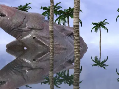 Great White Shark Hybrid With UVs and texture 3D model