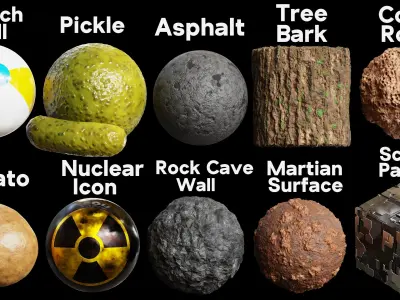 Blender Procedural Material Pack 9 Texture