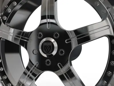 ASANTI AF118 WHEEL 3D MODEL 3D model