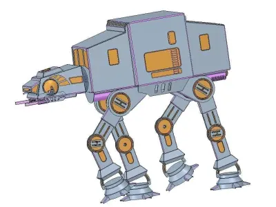 AT-AT Walker Free 3D model