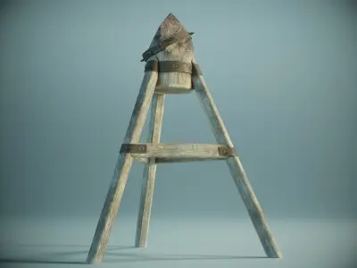 Judas Cradle PBR Low-poly 3D model