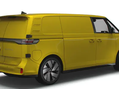 VW ID Buzz Cargo LWB 2RD 2023 3D model
