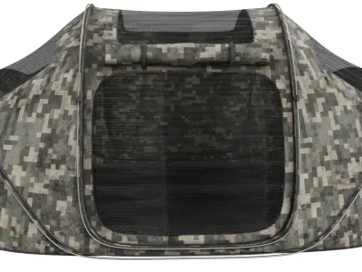 Military Tent 3D model