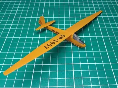 SZD-15 Sroka Glider 3D print model