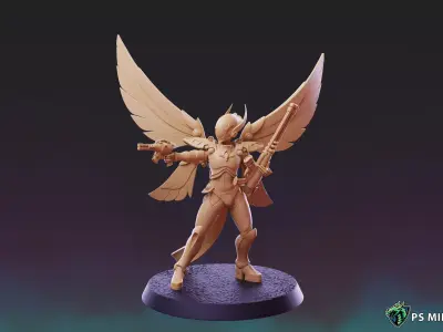 Galaxy Elves - Male Vengeful Wasps Pose 2 3D print model