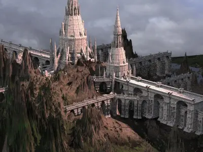 Narnia Fortress 2 3D model