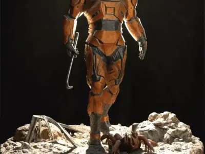 Gordon Freeman STL  Half Life Character Figurine 3D print model