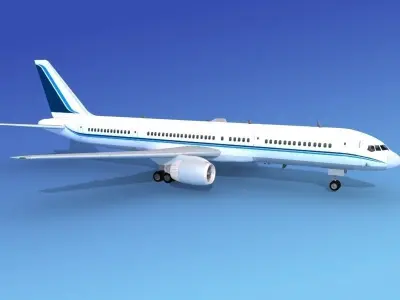 Boeing 757-200 Corporate 1 3D model