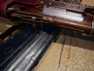 AAA AKM Game Ready PBR Low-poly 3D model