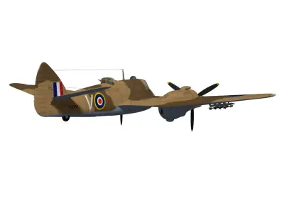 Bristol Beaufighter  MKVI 3D model