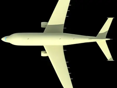 Futuristic Super Transporter 3D model