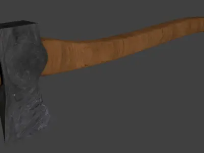 normal axe Free low-poly 3D model